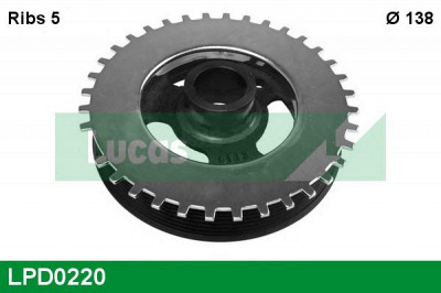 LUCAS ENGINE DRIVE lpd0220 -  Ременный шкив, коленчатый вал